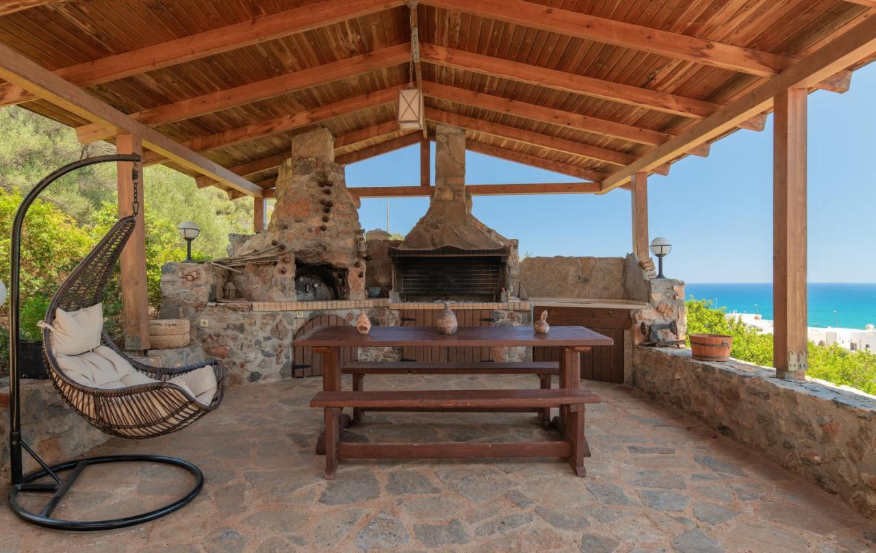 Villa Escape In Blue à Stalida Extérieur photo